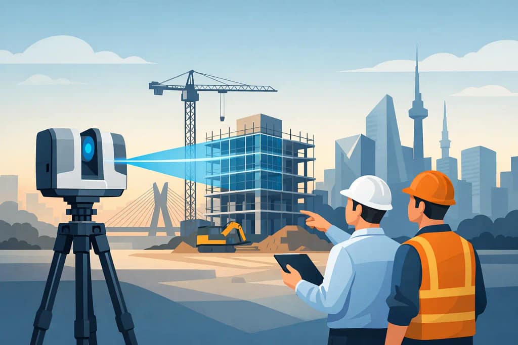 Escaneamento a laser em São Paulo para obras